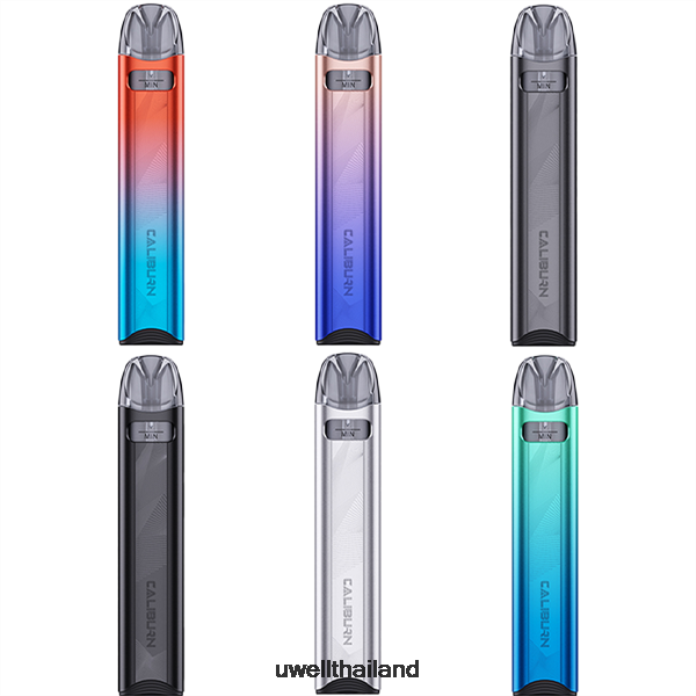 UWELL CALIBURN A3S ชุดอุปกรณ์ (ระบบพ็อด) VPTB24 เที่ยงคืนสีดำ - UWELL Disposable Vape