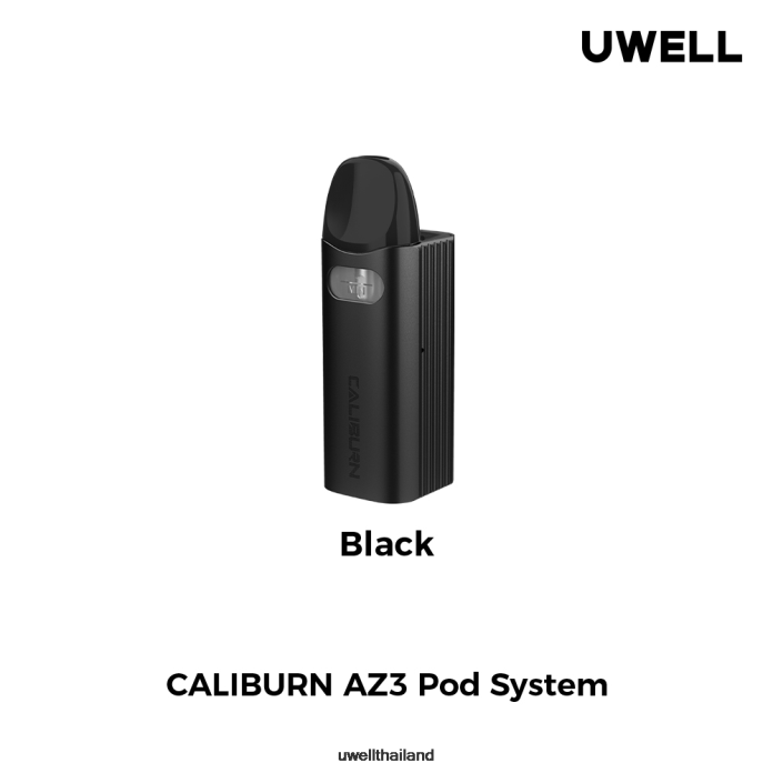 UWELL CALIBURN AZ3 ชุดอุปกรณ์ (ระบบพ็อด) VPTB144 สีดำ - UWELL Disposable Vape