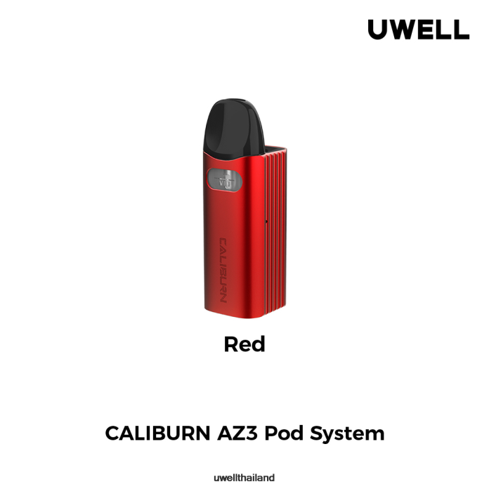 UWELL CALIBURN AZ3 ชุดอุปกรณ์ (ระบบพ็อด) VPTB147 สีแดง - Best UWELL Vape Flavours