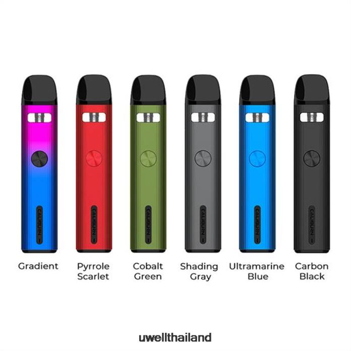 UWELL CALIBURN G2 ชุดพ็อด | 18ว VPTB37 สีเขียวโคบอลต์ - Best UWELL Vape Flavours