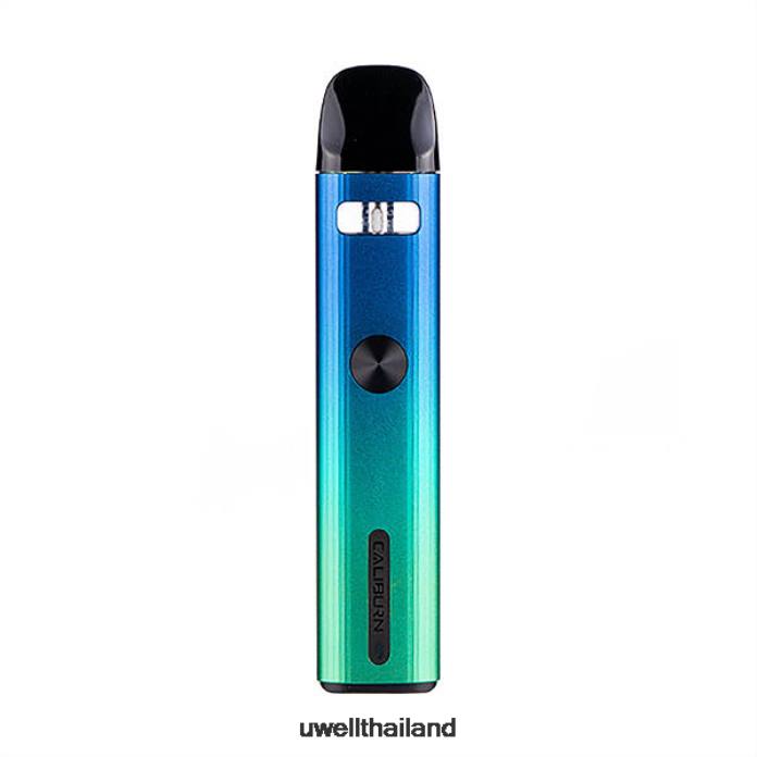 UWELL CALIBURN G2 ชุดพ็อด | 18ว VPTB37 สีเขียวโคบอลต์ - Best UWELL Vape Flavours