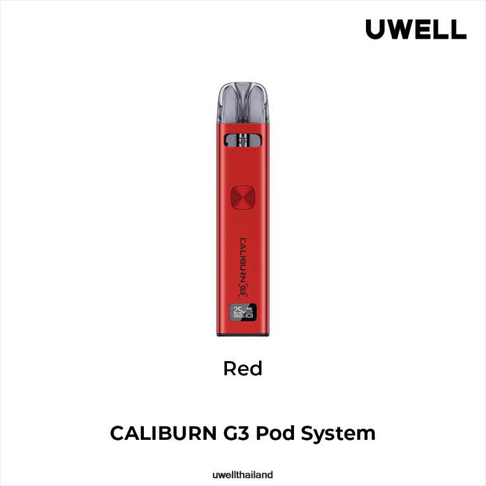UWELL CALIBURN G3 ชุด VPTB137 สีแดง - Best UWELL Vape Flavours
