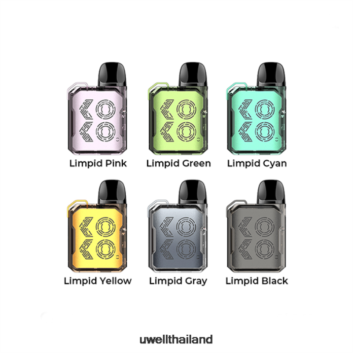 UWELL CALIBURN GK2 ชุดพ็อด VPTB101 สีฟ้าใส - UWELL Vape Kit