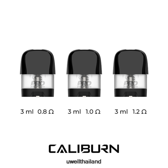 UWELL CALIBURN X พ็อดทดแทน | 2 แพ็ค VPTB45 ตลับพ็อดเปล่า 3 มล - UWELL E Cigarette