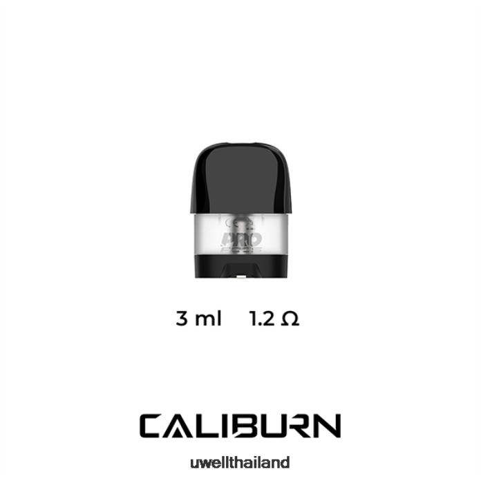 UWELL CALIBURN X พ็อดทดแทน | 2 แพ็ค VPTB45 ตลับพ็อดเปล่า 3 มล - UWELL E Cigarette