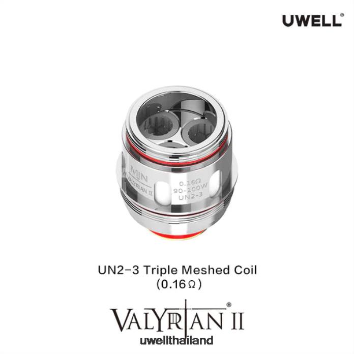 UWELL VALYRIAN 2 คอยล์ทดแทน (แพ็ค 2 อัน) VPTB31 สี่เท่า 0.15 โอห์ม - UWELL Vape Kit